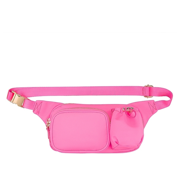 Stoney clover lane SPORTY fanny pack bubblegum pink nwt - Picture 3 of 5